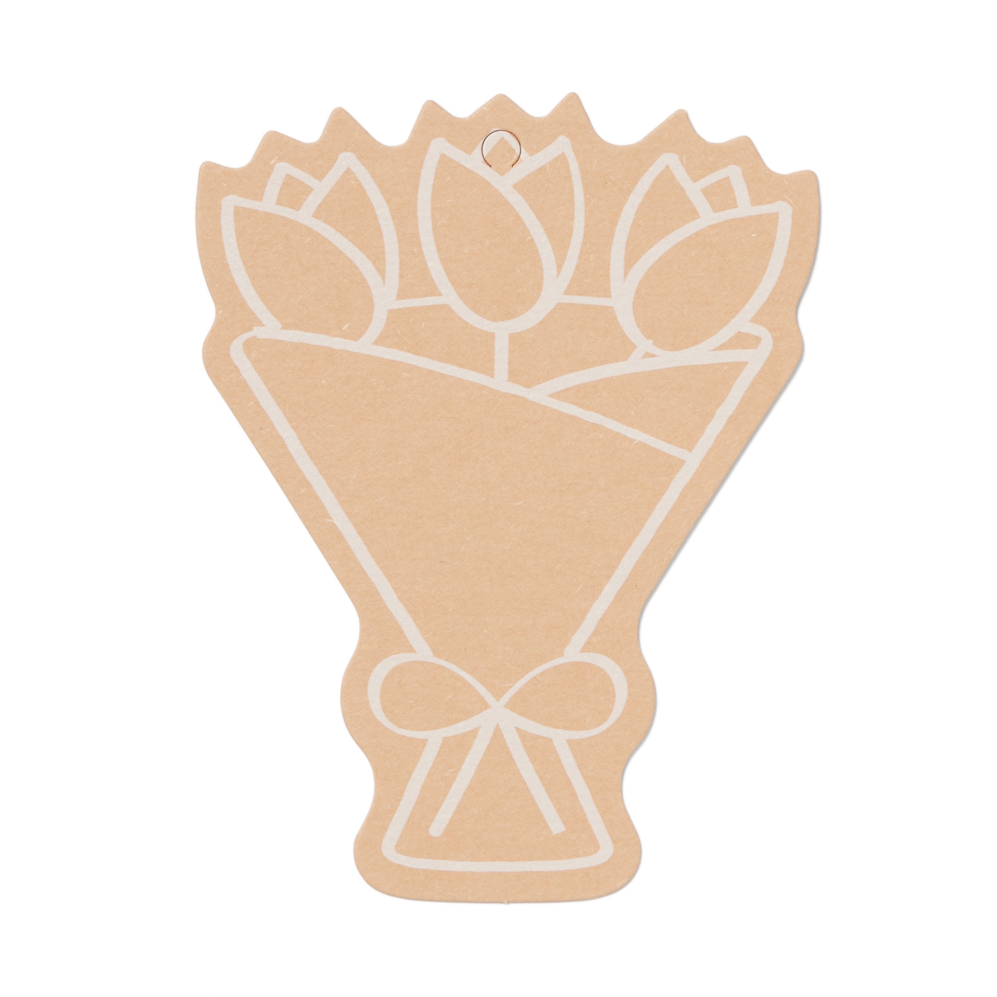 ノートの表紙でできたメッセージカード ブーケ柄 | 無印良品