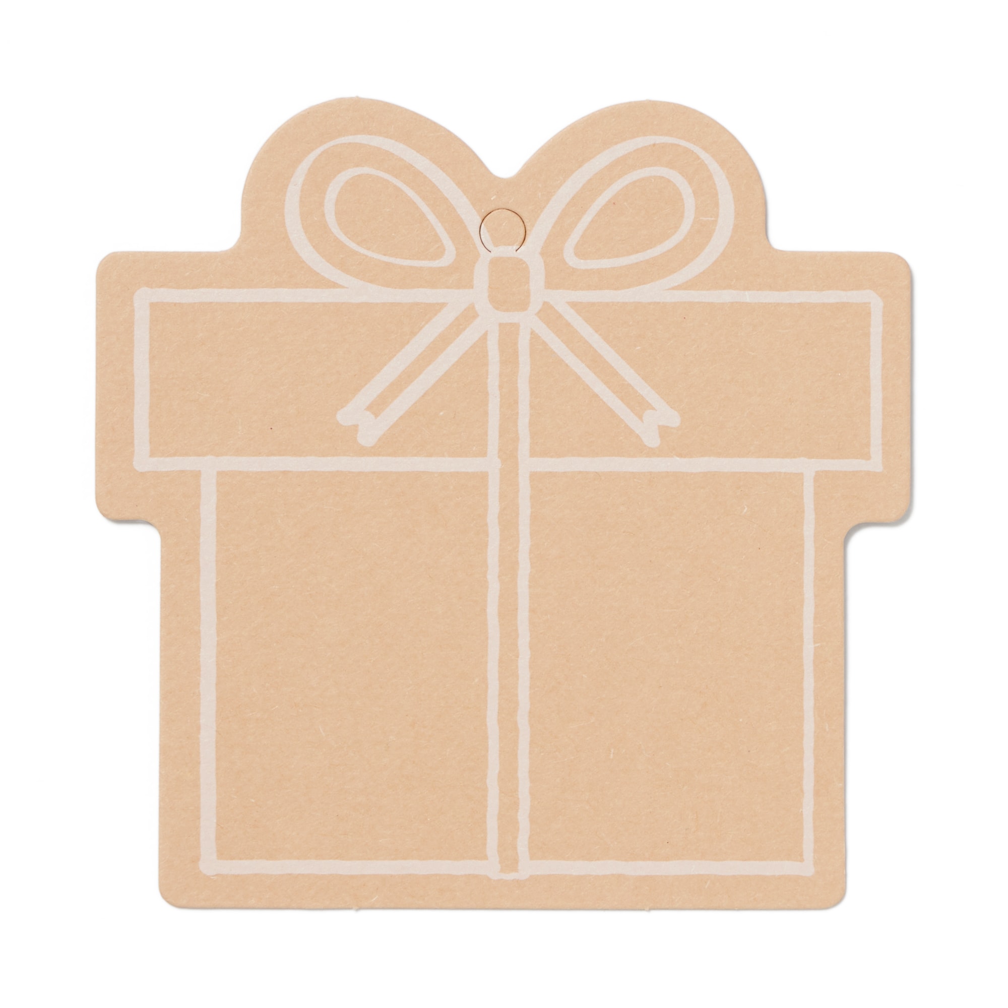 ノートの表紙でできたメッセージカード　ギフト柄