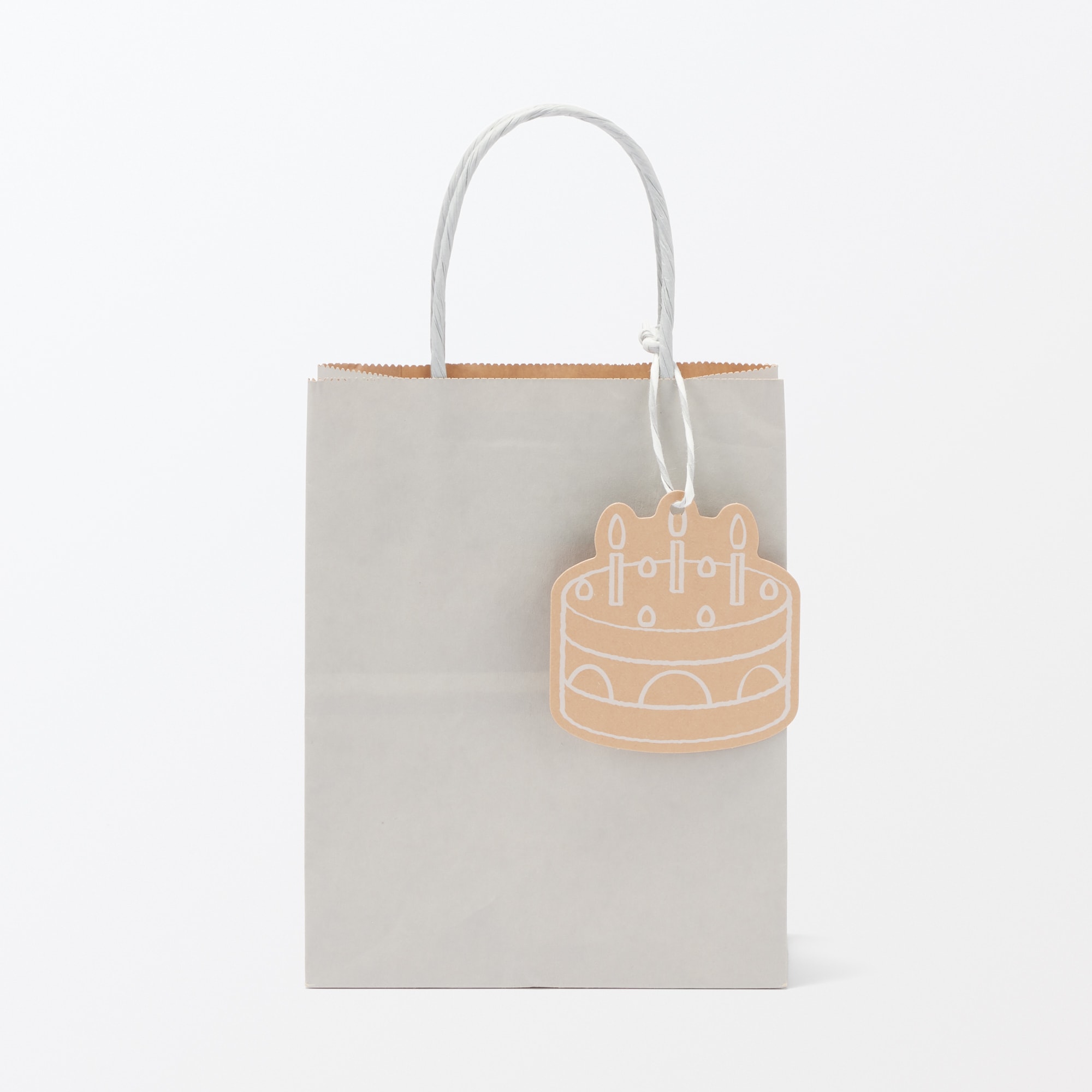 ノートの表紙でできたメッセージカード　ケーキ柄