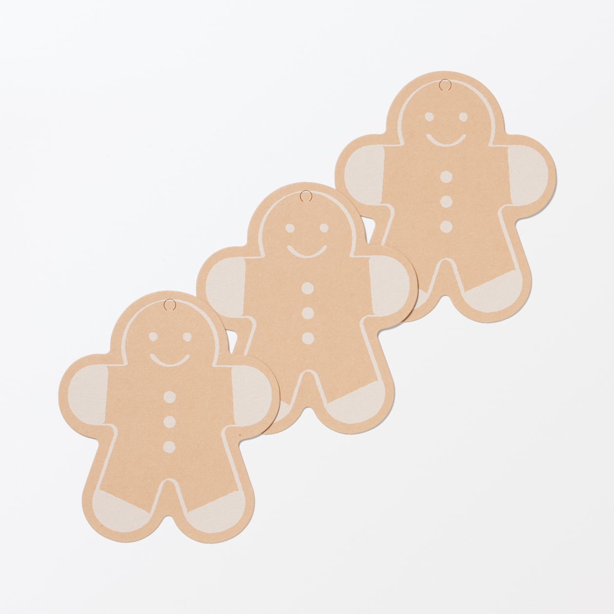 ノートの表紙でできたメッセージカード　クッキー柄