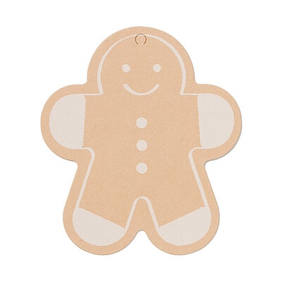 【１１月上旬発売予定】ノートの表紙でできたメッセージカード　クッキー柄　約７６×８７ｍｍ　３枚