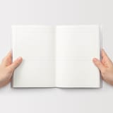 日付がないスケジュールノート　マンスリー／デイリー