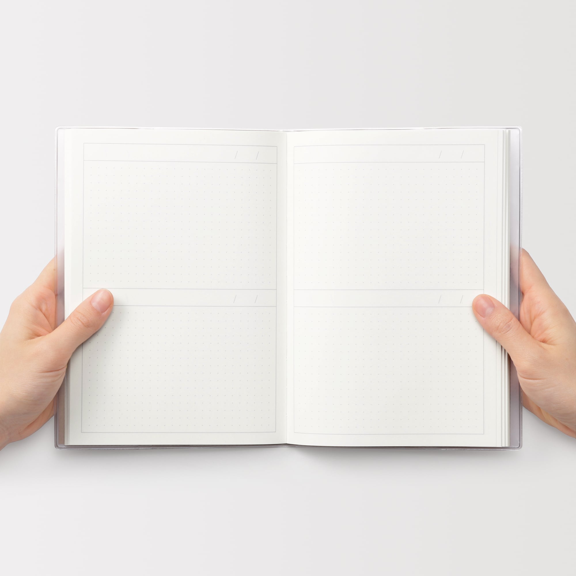 日付がないスケジュールノート　マンスリー／デイリー