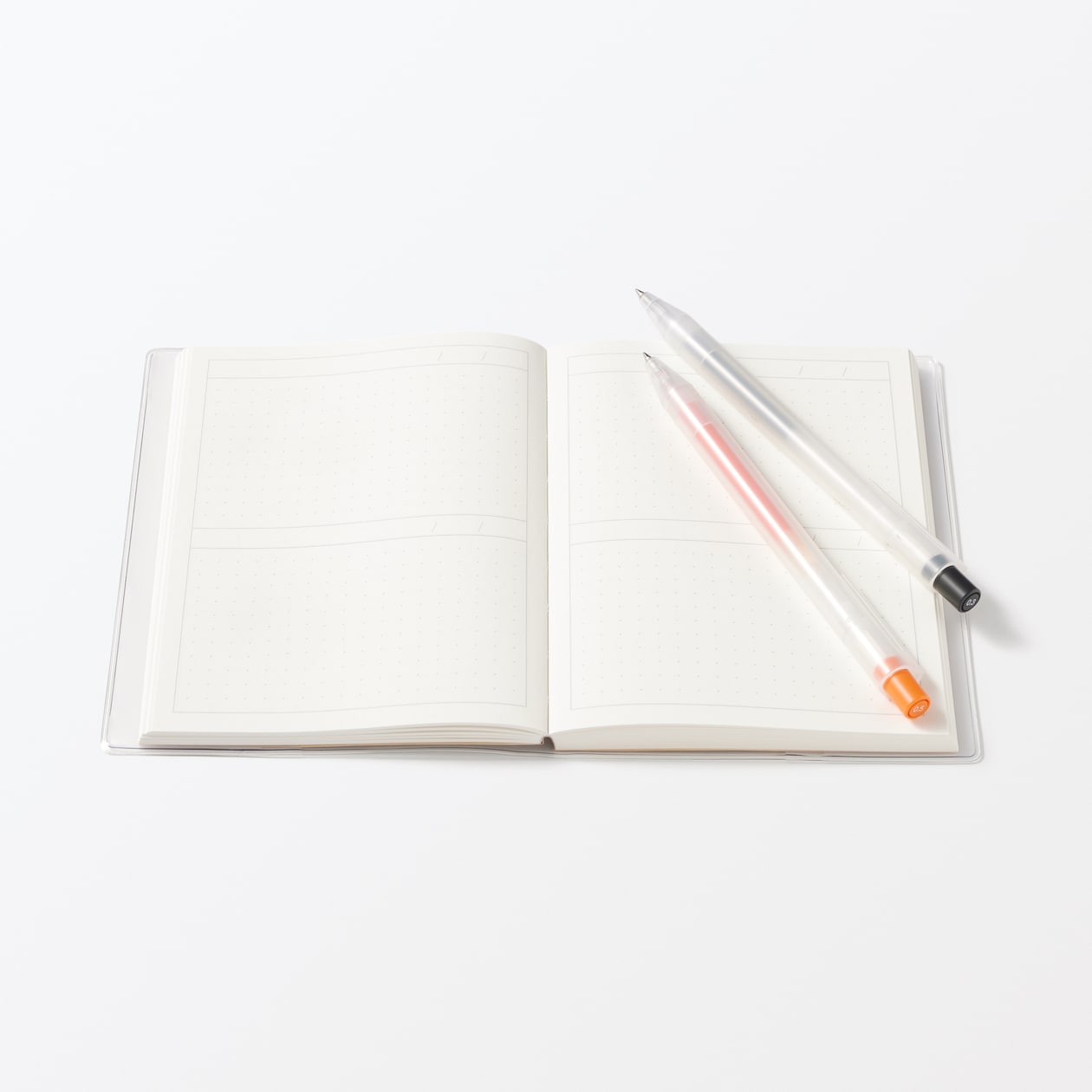 日付がないスケジュールノート　マンスリー／デイリー