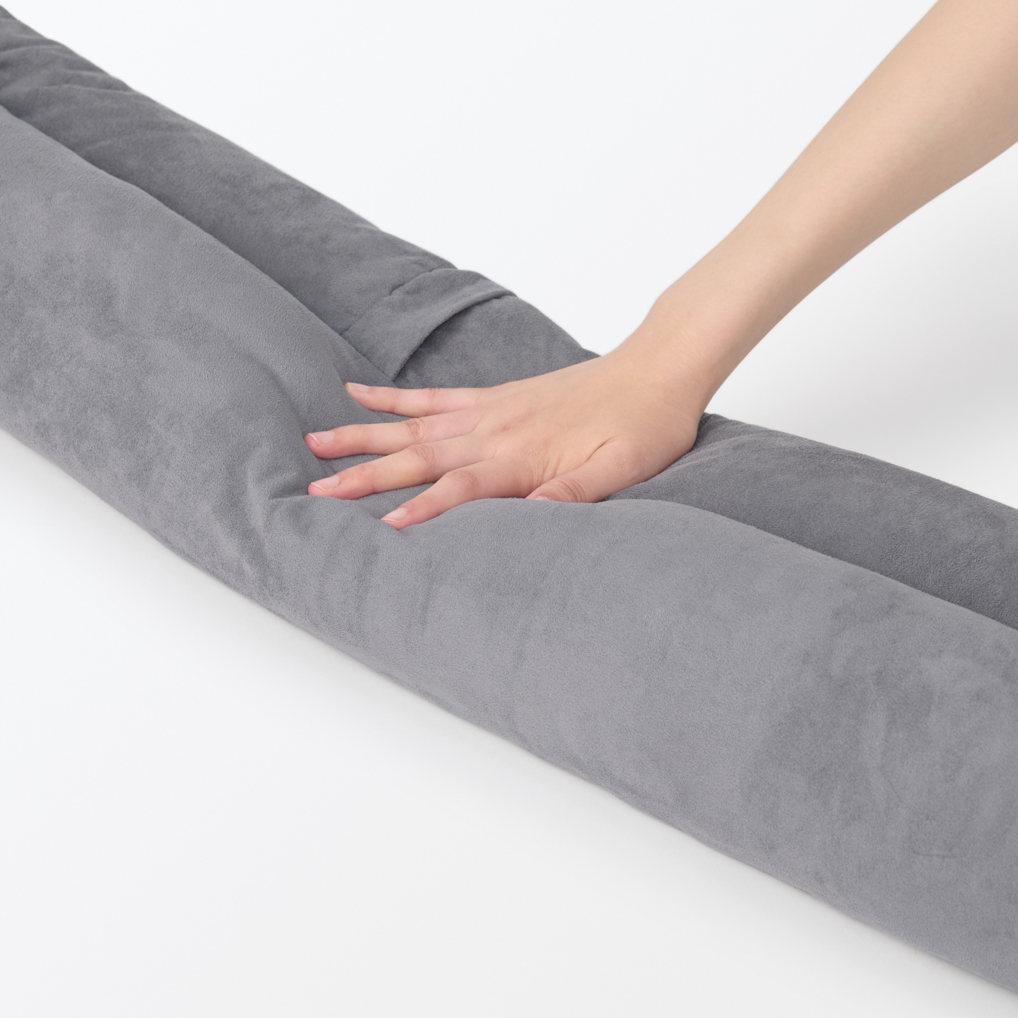 自由に巻けるループクッション