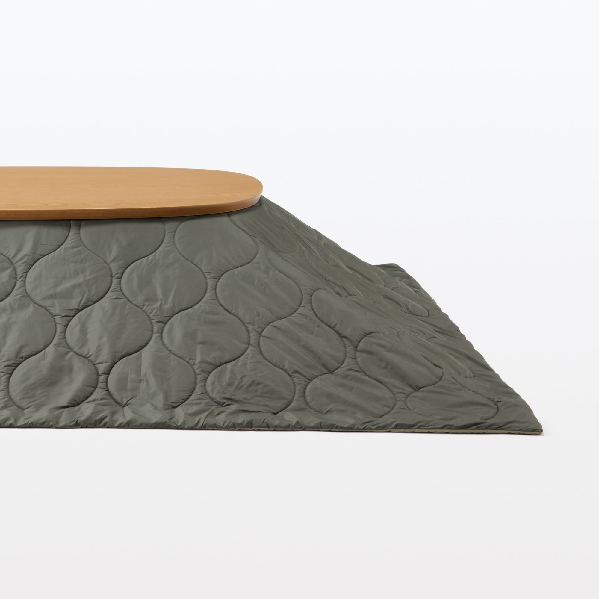 こたつふとんにもなる キルティングマルチケット・大 | 無印良品