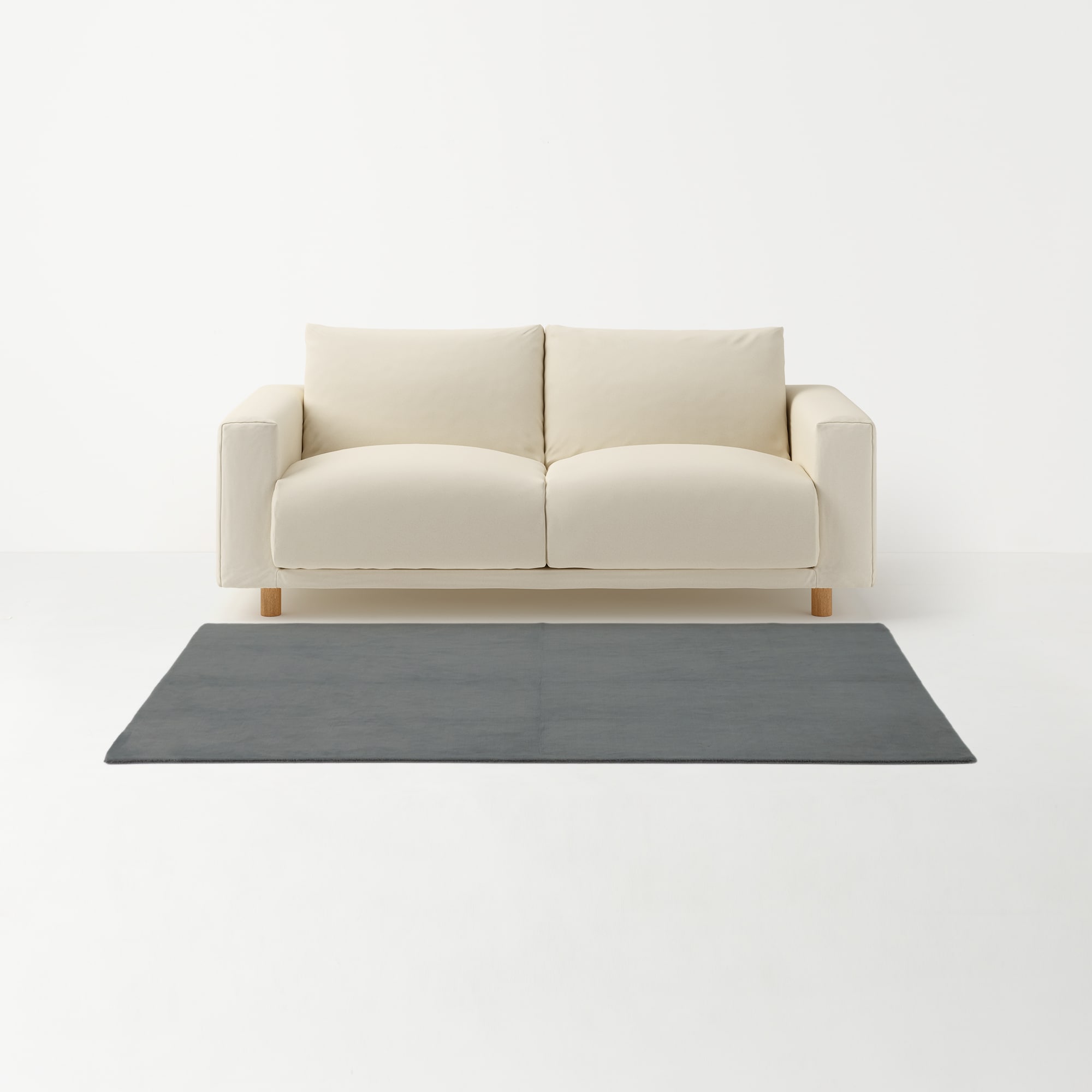 再生ポリエステル あたたかファイバーマルチラグ 140×195 | 無印良品