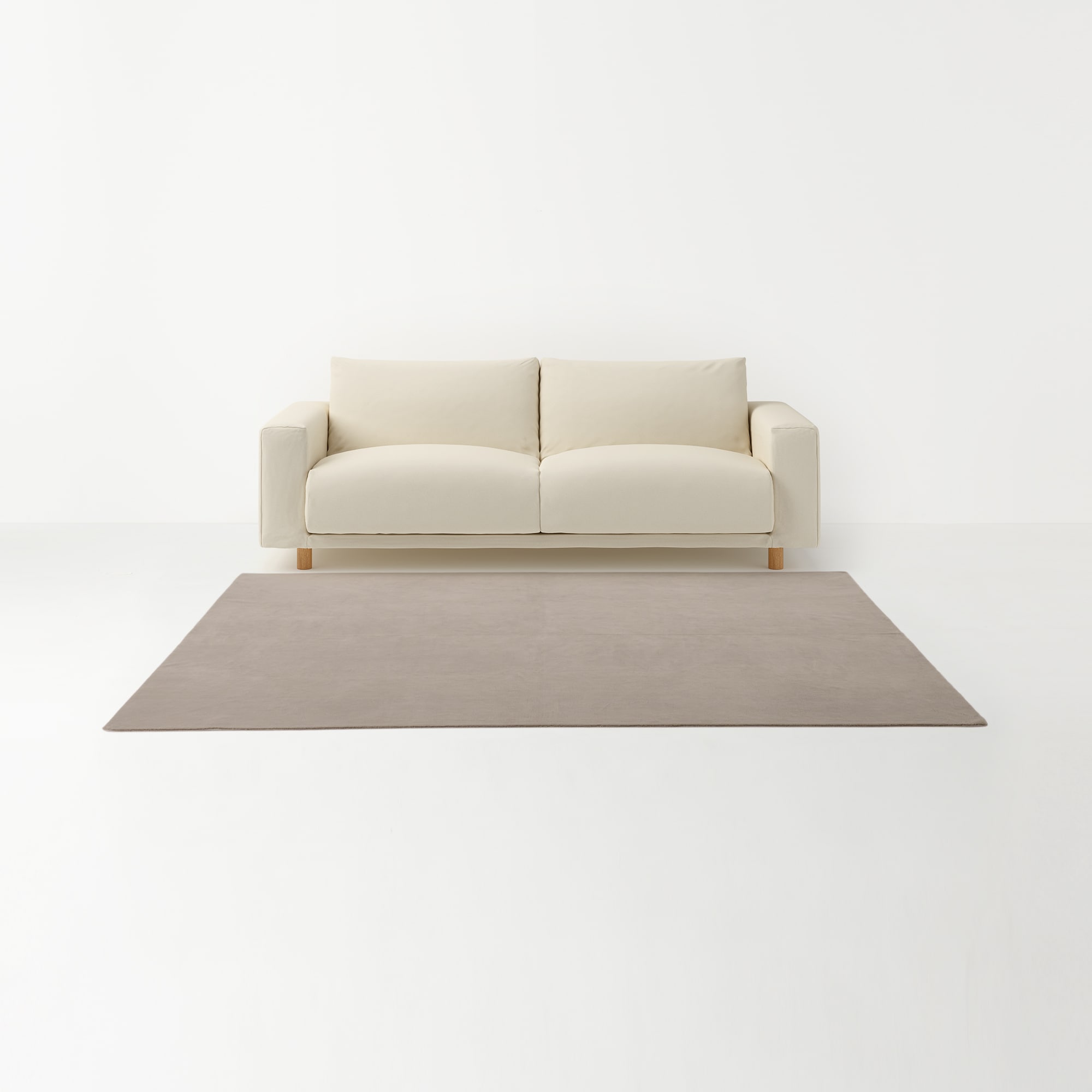 無印良品　ラグ　ベージュ 205×245 再生ポリエステル あたたかファイバーマルチラグ 205×245 | 無印良品