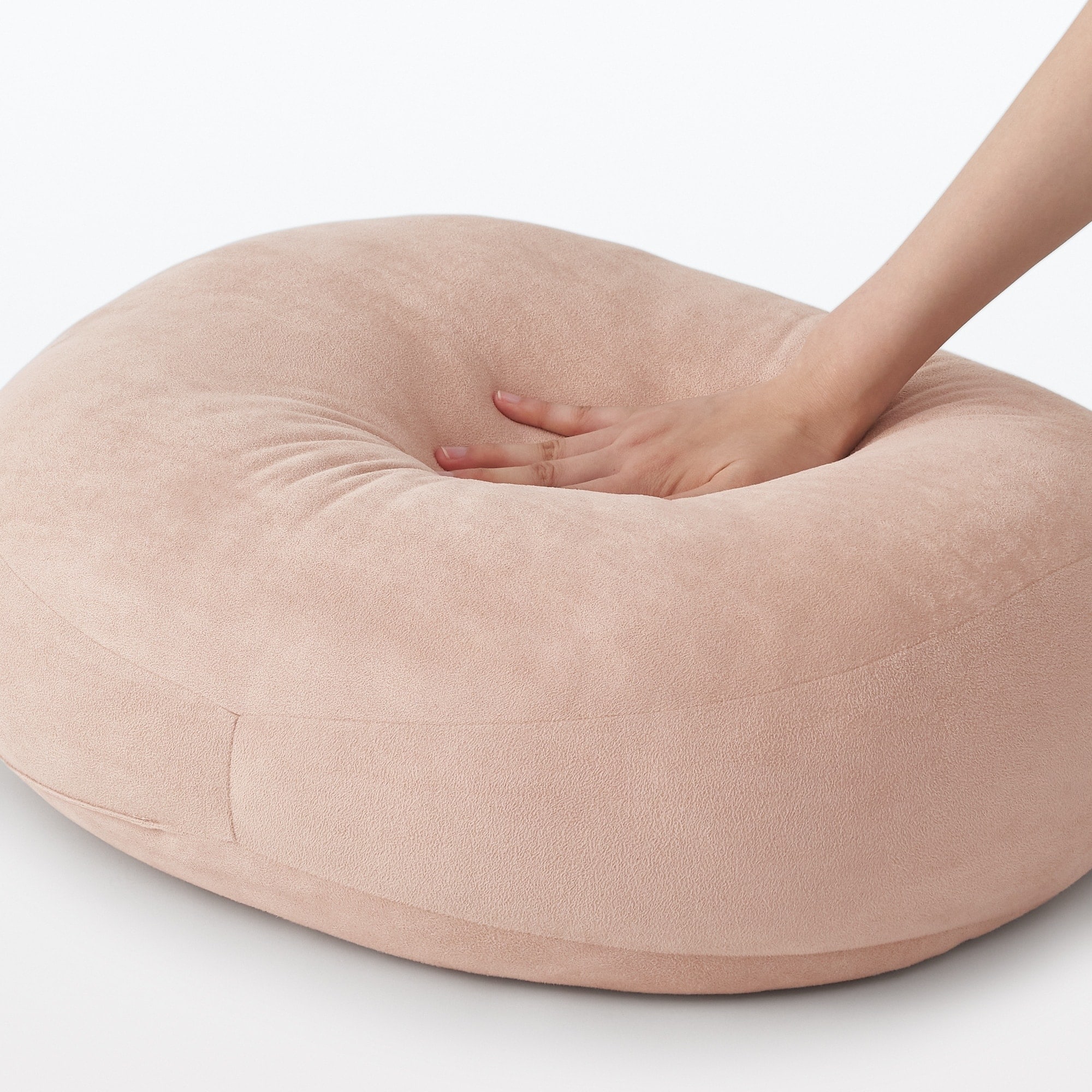 無印良品　美品　背当てにもなるやわらかマルチクッション　ベージュ2点セット 背当てにもなるやわらかマルチクッション | 無印良品