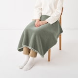 両面使いシェニールブランケット