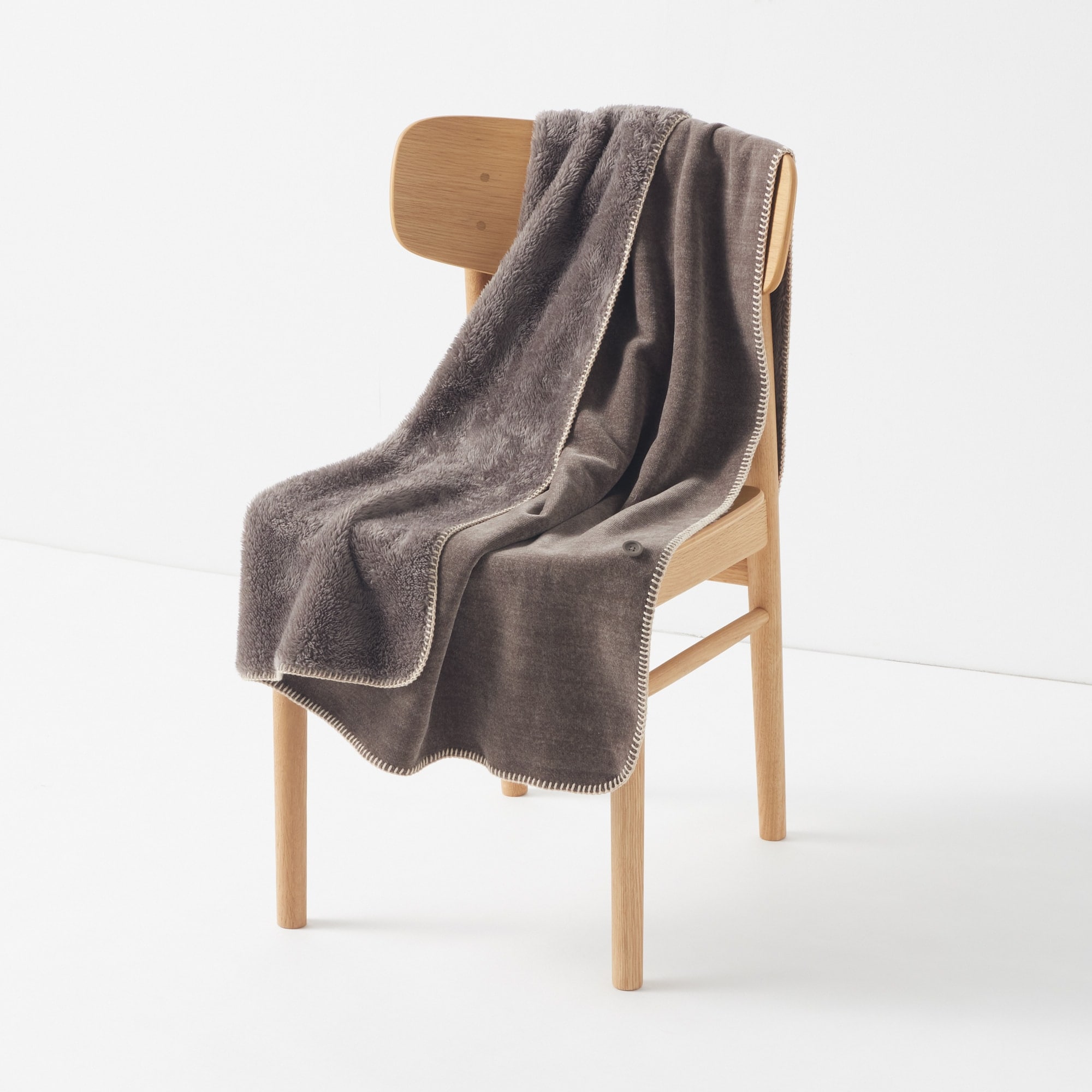 両面使いシェニールブランケット | 無印良品