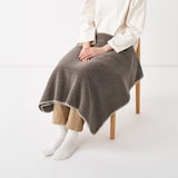 両面使いシェニールブランケット