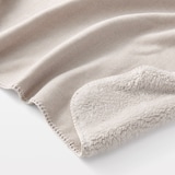 両面使いシェニールブランケット