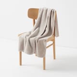 両面使いシェニールブランケット