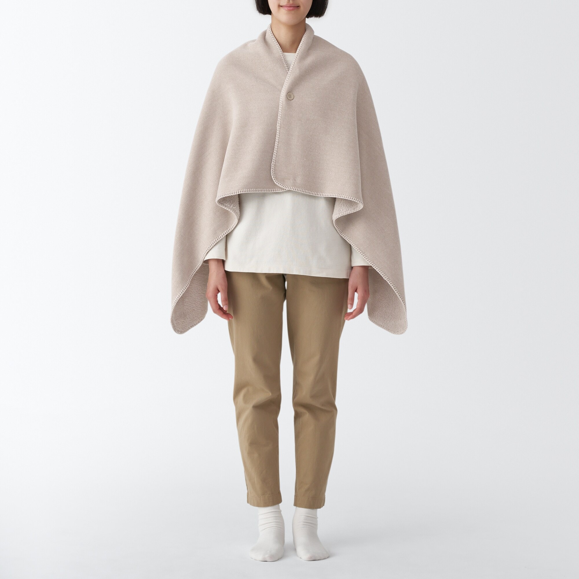 両面使いシェニールブランケット | 無印良品