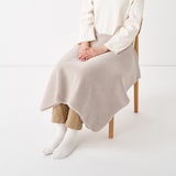 両面使いシェニールブランケット