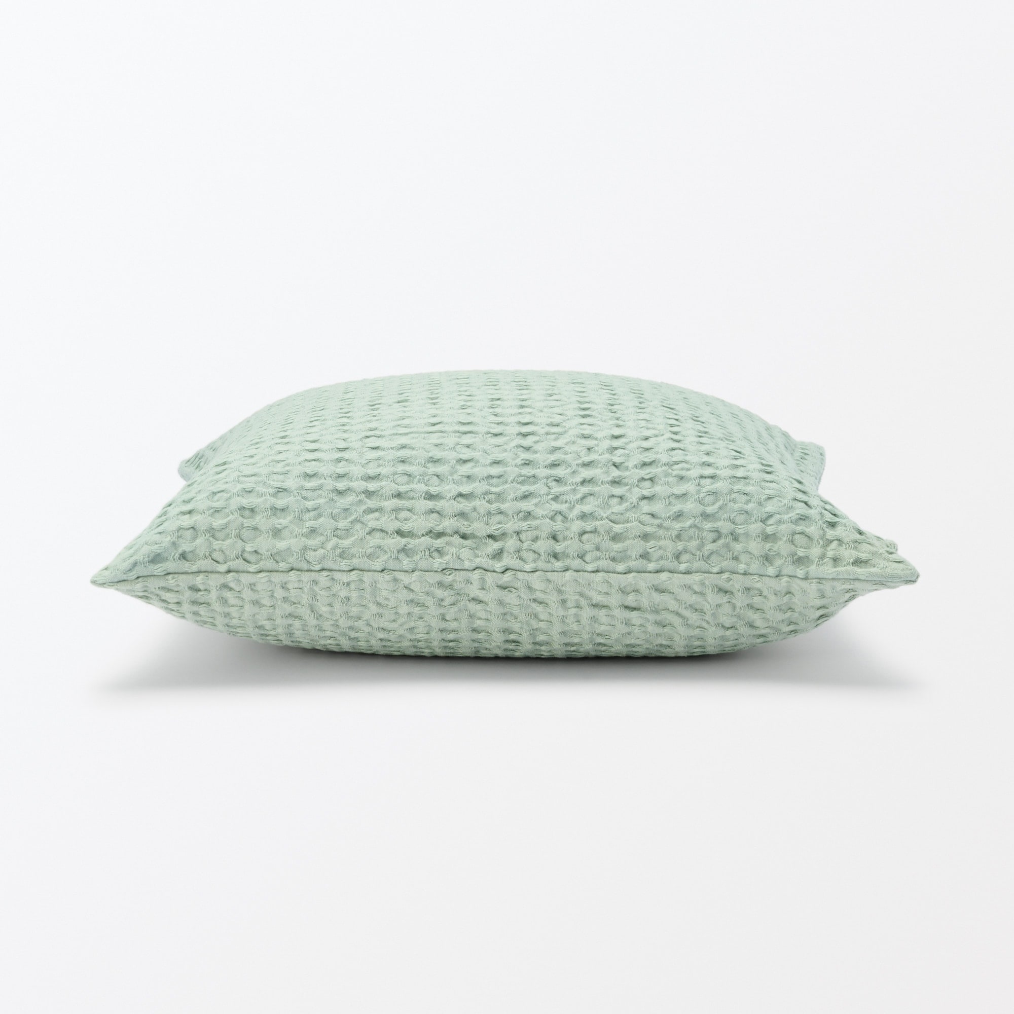 インド綿洗いざらしワッフル織クッションカバー