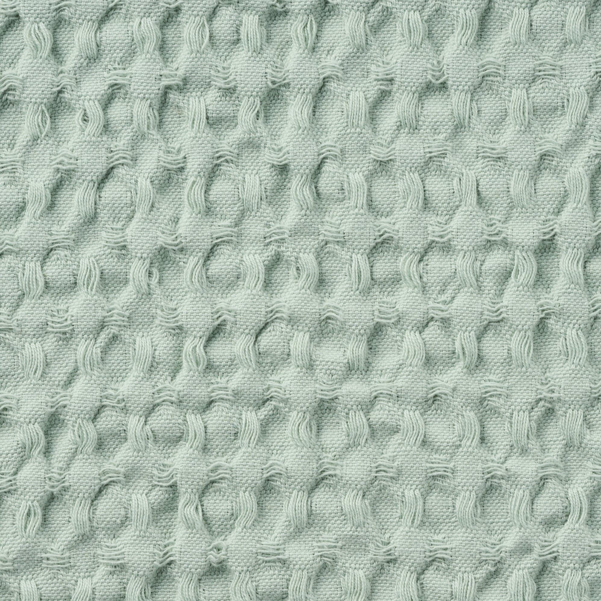 インド綿洗いざらしワッフル織クッションカバー