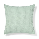 インド綿洗いざらしワッフル織クッションカバー