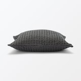 インド綿洗いざらしワッフル織クッションカバー