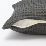 インド綿洗いざらしワッフル織クッションカバー