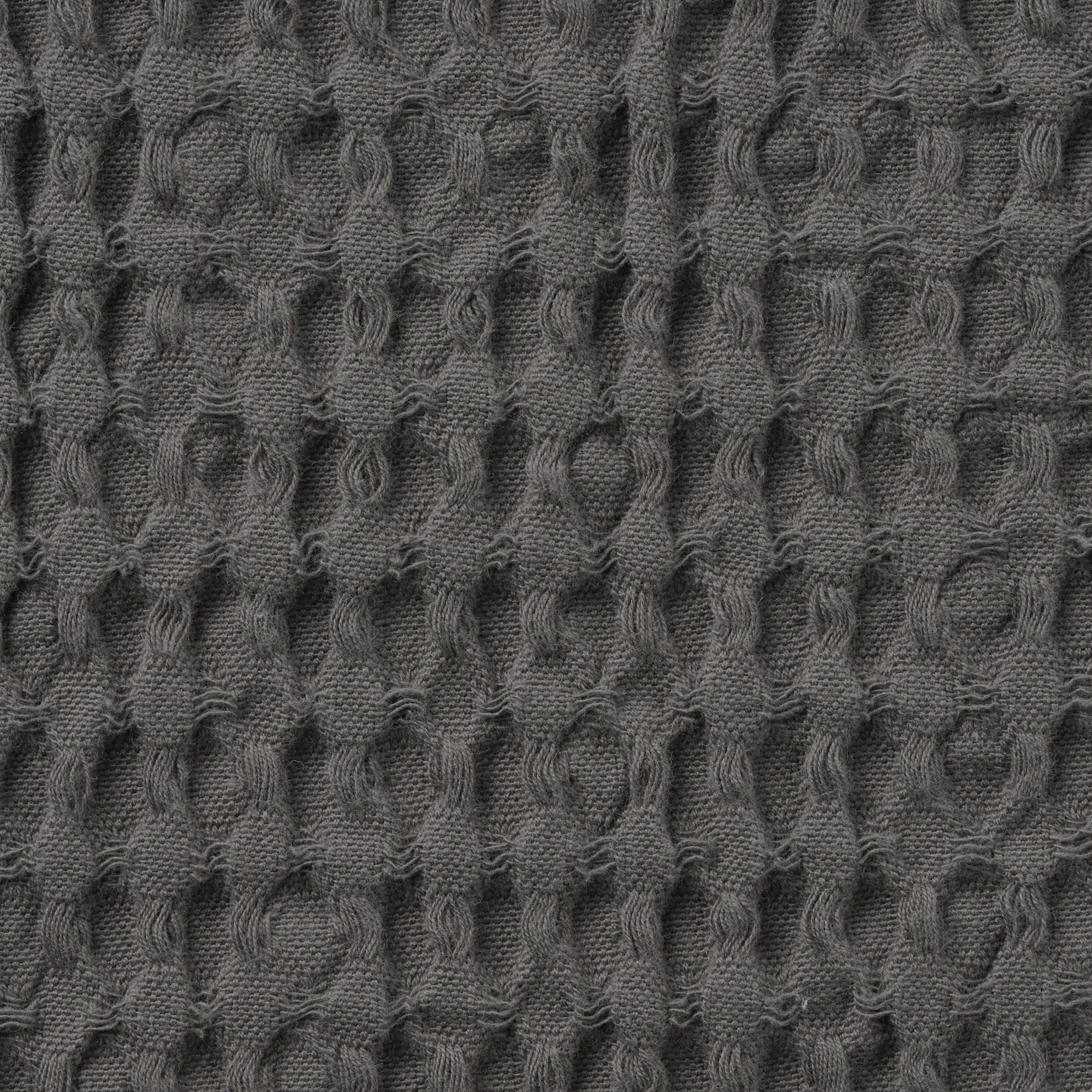 インド綿洗いざらしワッフル織クッションカバー