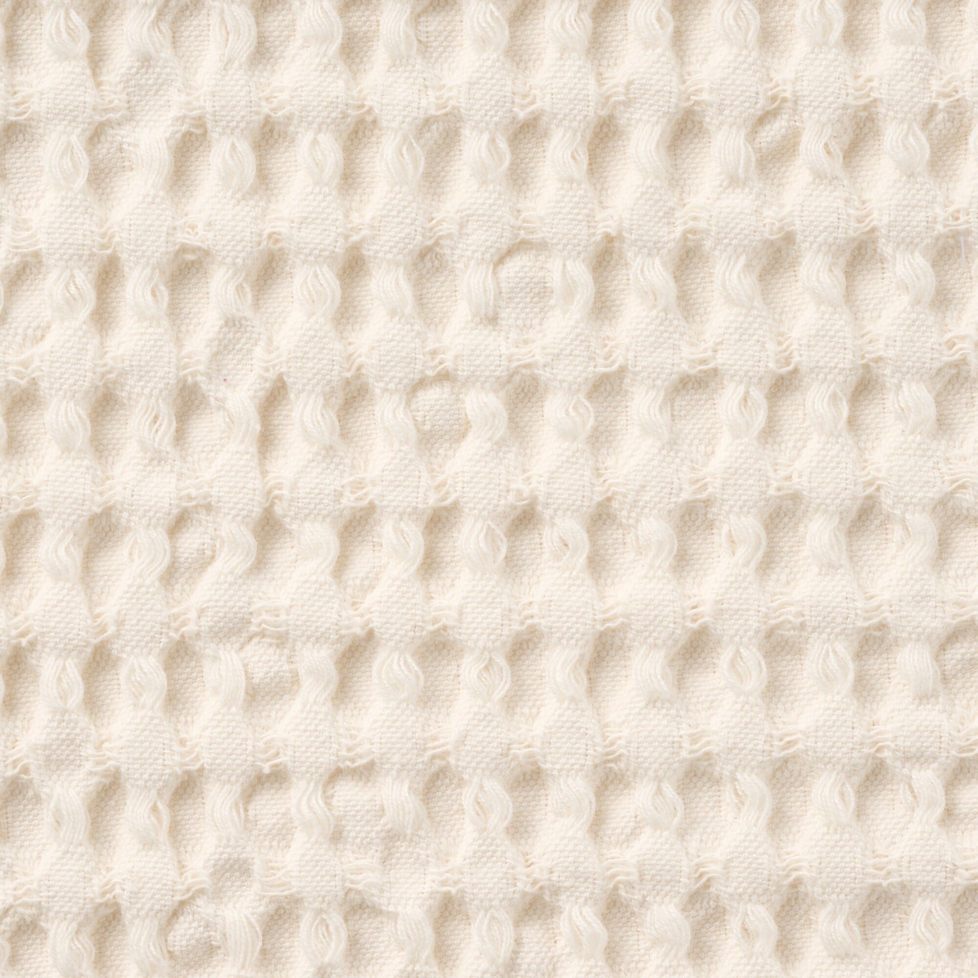 インド綿洗いざらしワッフル織クッションカバー