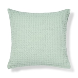 インド綿洗いざらしワッフル織クッションカバー