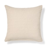 インド綿洗いざらしワッフル織クッションカバー
