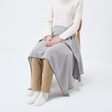 綿シンカーパイルひざ掛け