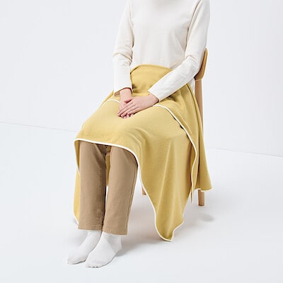 綿シンカーパイルひざ掛け　８０×１３０ｃｍ