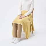 綿シンカーパイルひざ掛け