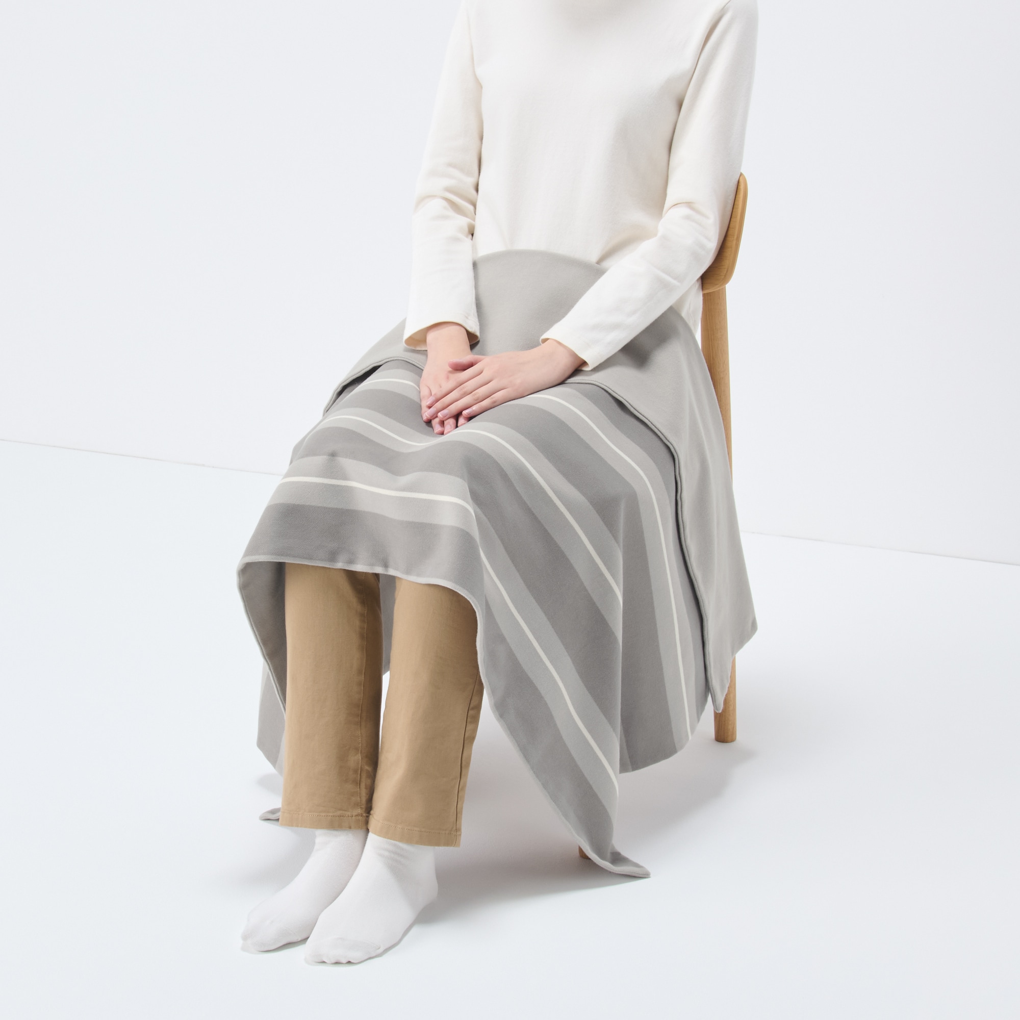 綿フランネルひざ掛け