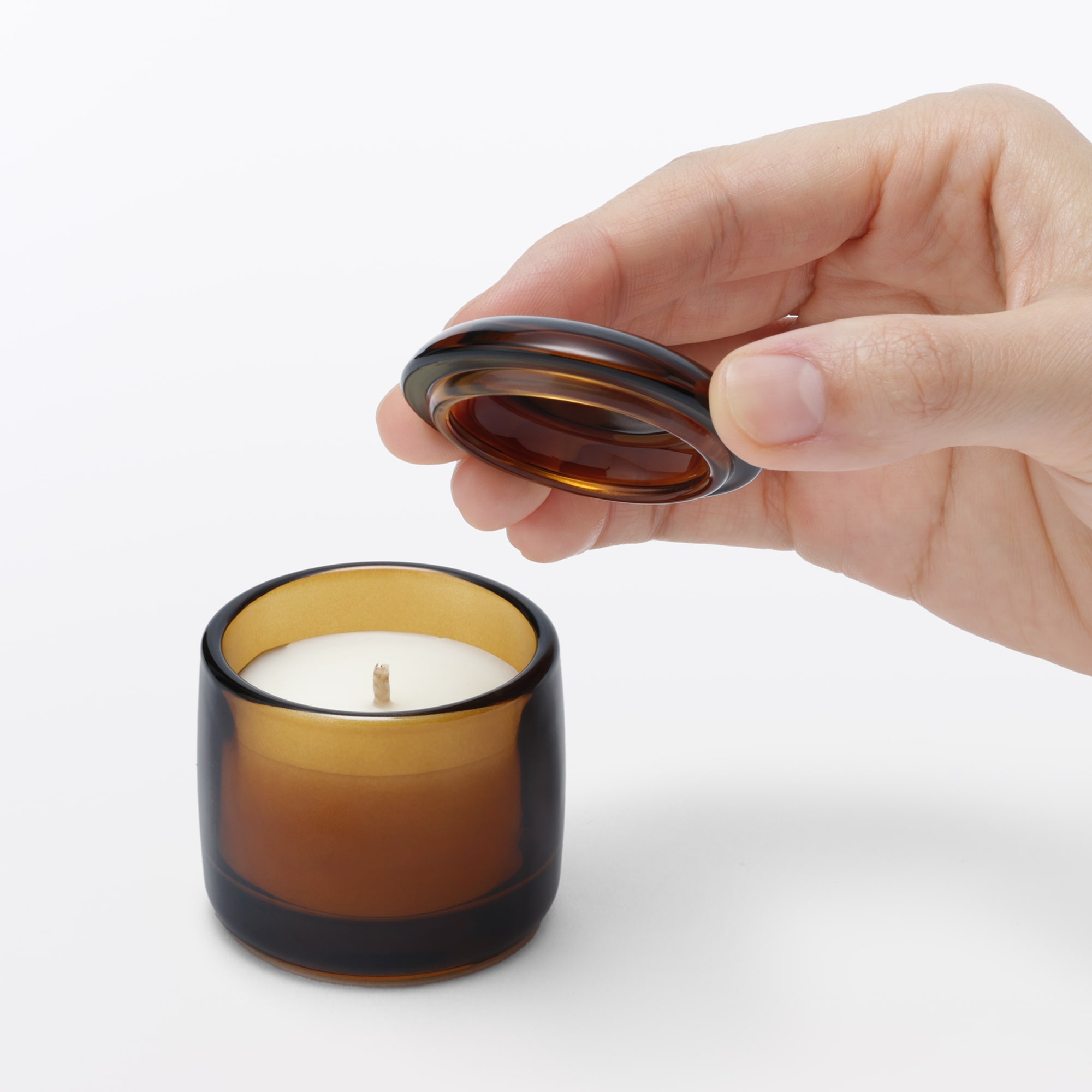 確認用　キャンドル フレグランスキャンドル グリーン | 無印良品