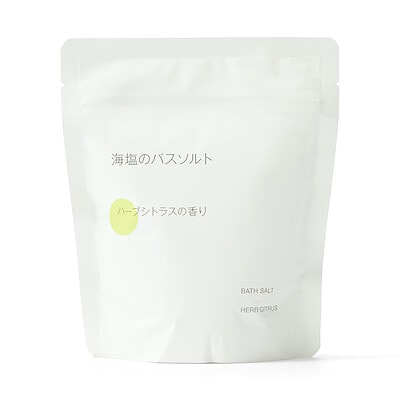 【９月下旬発売予定】海塩のバスソルト　ハーブシトラスの香り　３６０ｇ／スプーン付