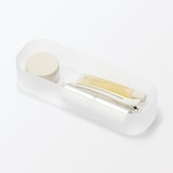 再生ポリプロピレン入りメイクボックス１／４縦