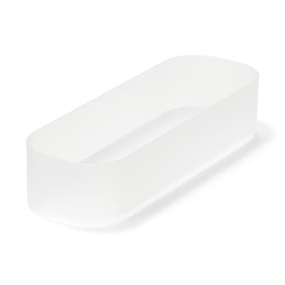 【１／４縦】再生ポリプロピレン入りメイクボックス　約７５×２２０×４５ｍｍ