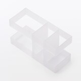 再生ポリプロピレン入りメイクボックス用ペンブラシスタンド