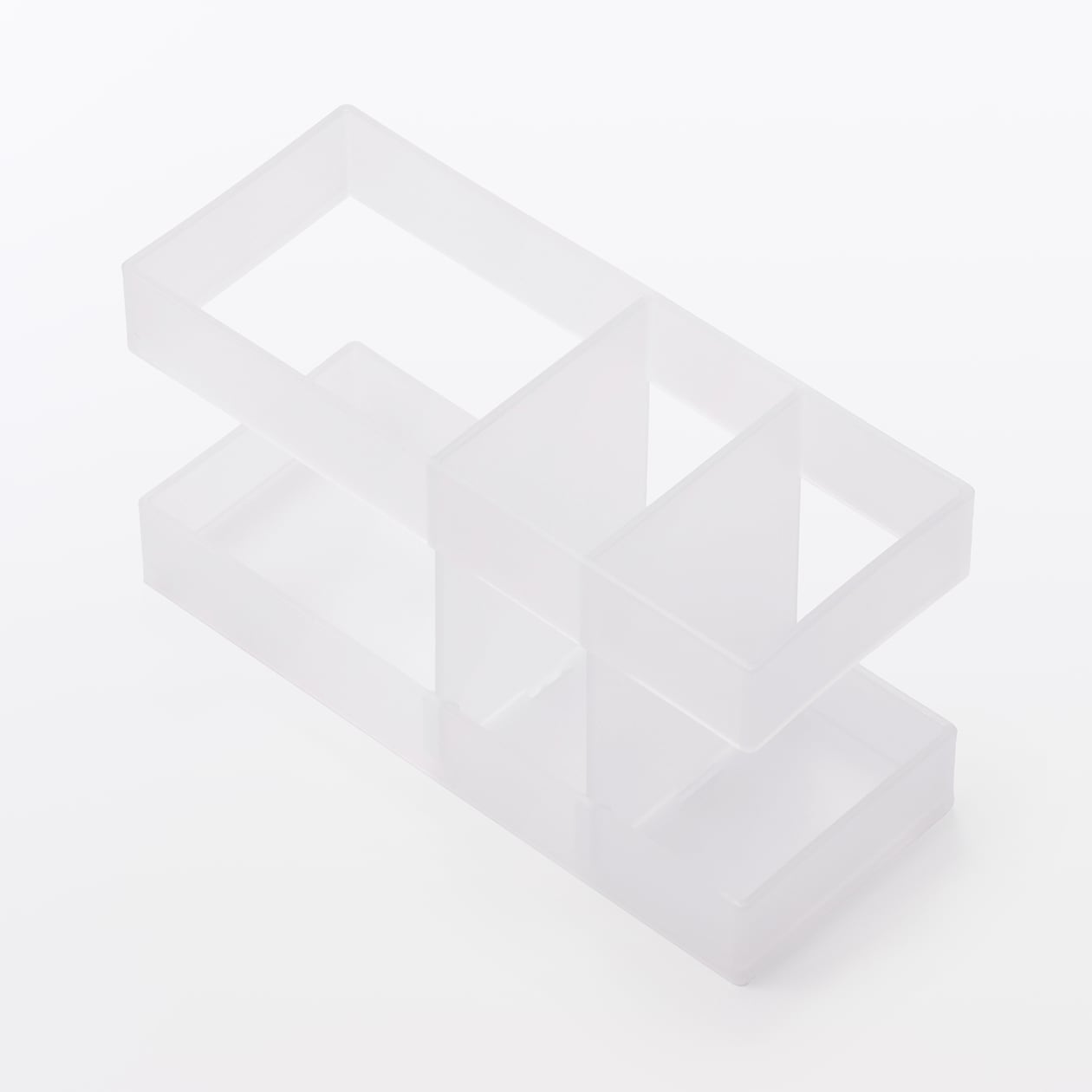 再生ポリプロピレン入りメイクボックス用ペンブラシスタンド