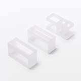 再生ポリプロピレン入りメイクボックス用ペンブラシスタンド