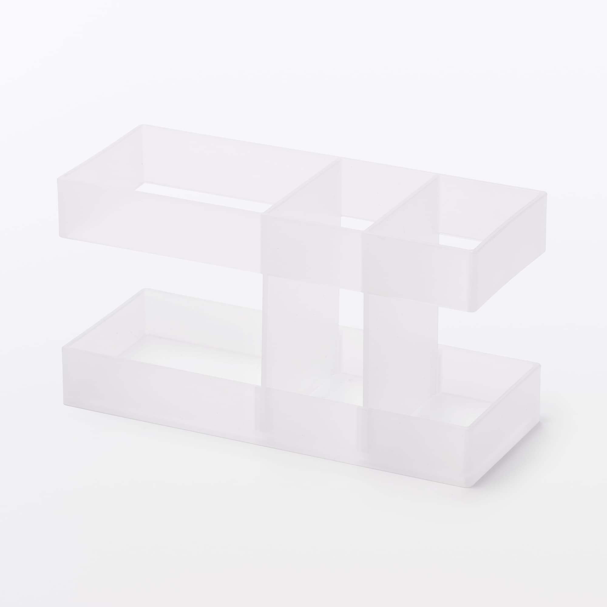 再生ポリプロピレン入りメイクボックス用ペンブラシスタンド