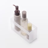 再生ポリプロピレン入りメイクボックス用ボトルスタンド