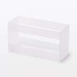 再生ポリプロピレン入りメイクボックス用ボトルスタンド