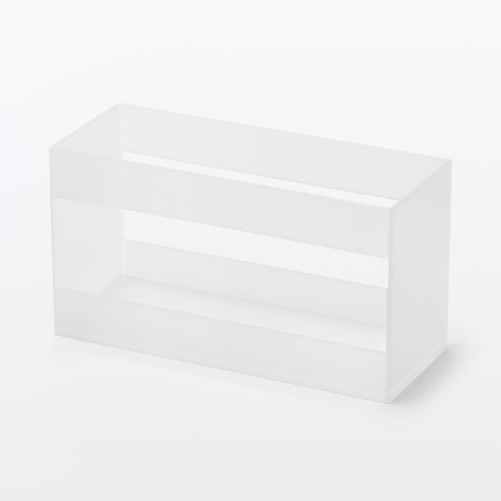 再生ポリプロピレン入りメイクボックス用ボトルスタンド