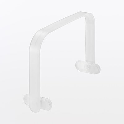 【７月下旬発売予定】再生ポリプロピレン入りメイクボックス用ハンドル　約２４０×１５４ｍｍ