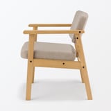 木製アームチェア　ライトブラウン