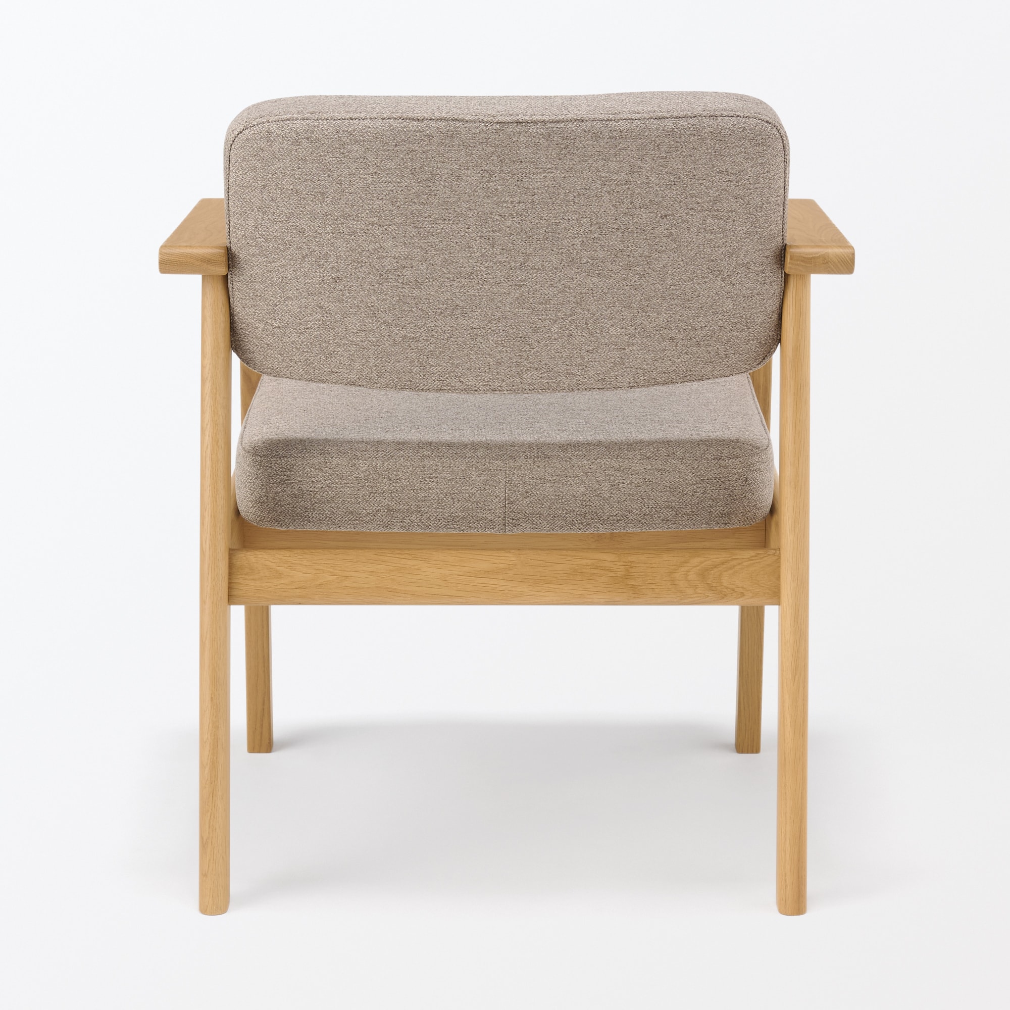 木製アームチェア　ライトブラウン