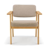 木製アームチェア　ライトブラウン