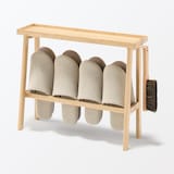 竹材　スリムトレーテーブル