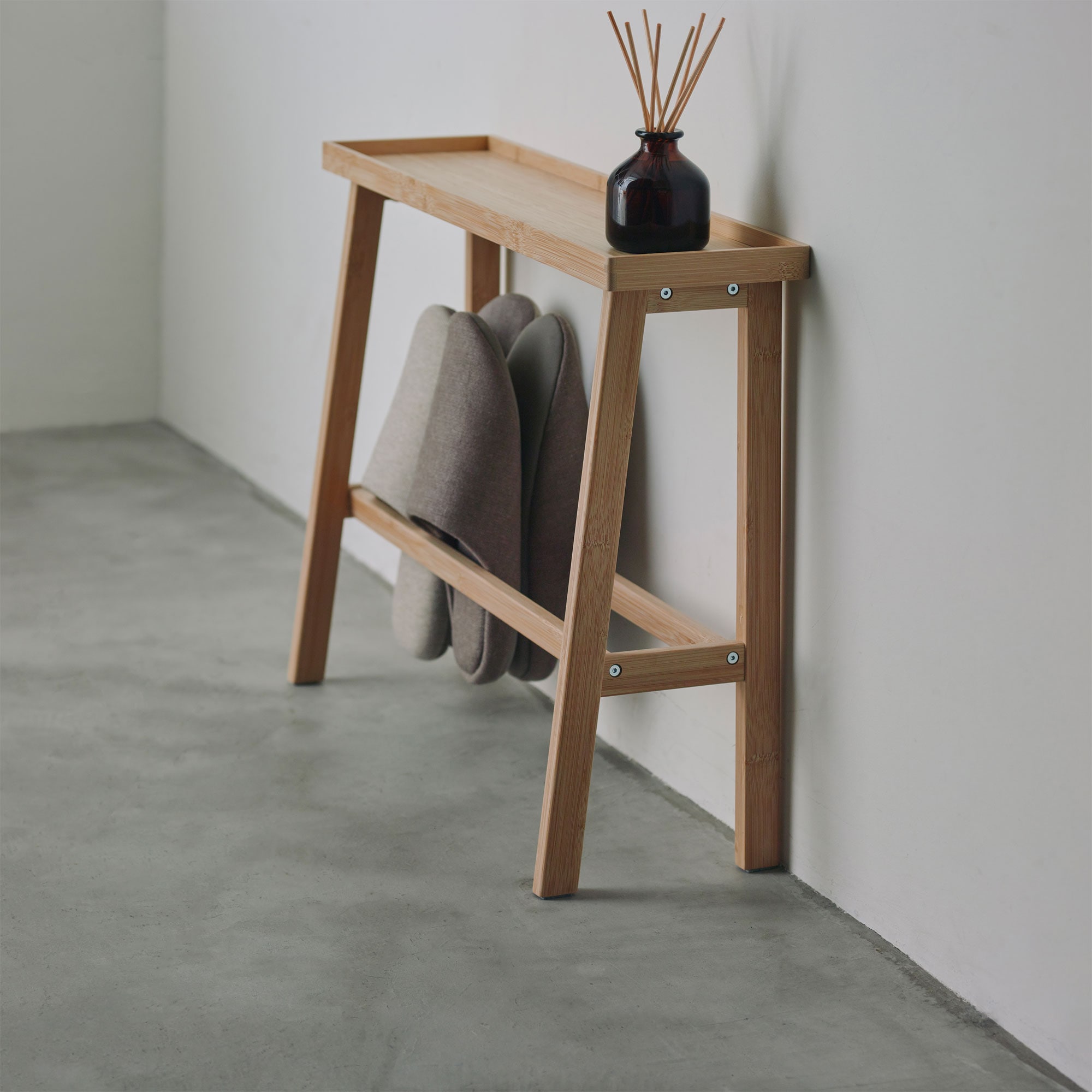 竹材 スリムトレーテーブル | 無印良品